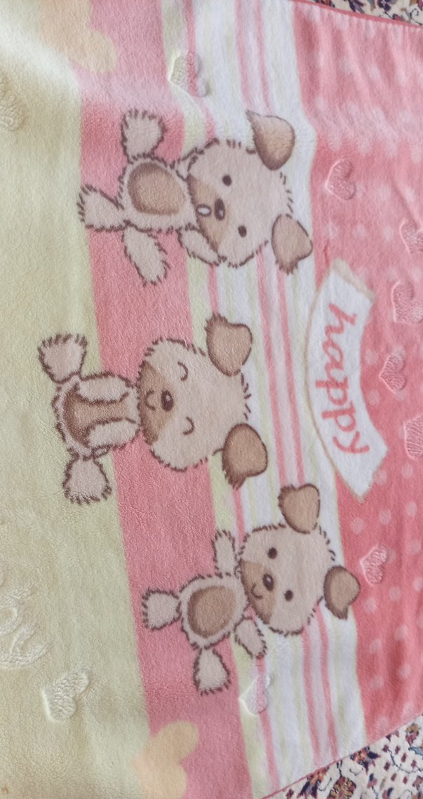 Pembe Desenli Çocuk Battaniyesi - Görsel 5