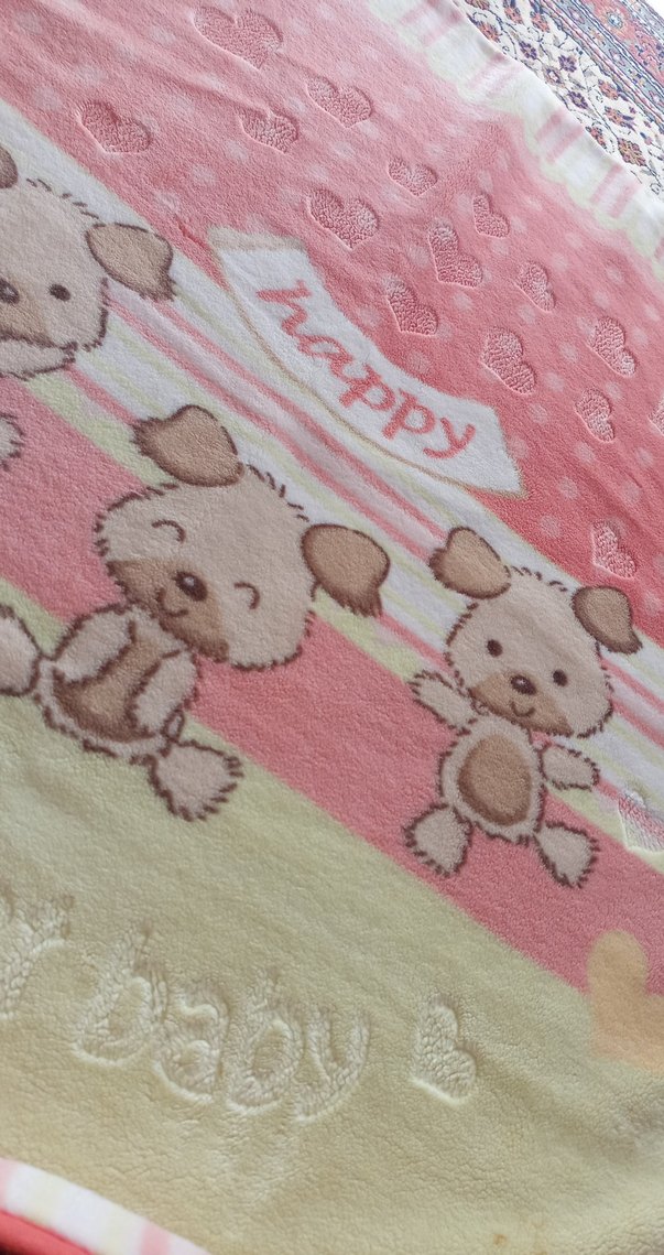 Pembe Desenli Çocuk Battaniyesi - Görsel 2