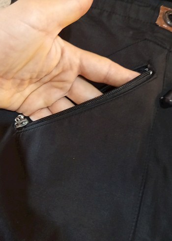 siyah Uzun Sıcak kadın Mont kaban - Görsel 3