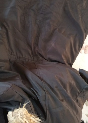 siyah Uzun Sıcak kadın Mont kaban - Görsel 10