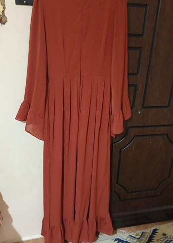 Kadın Uzun Pilili Bohem Elbise - Görsel 5