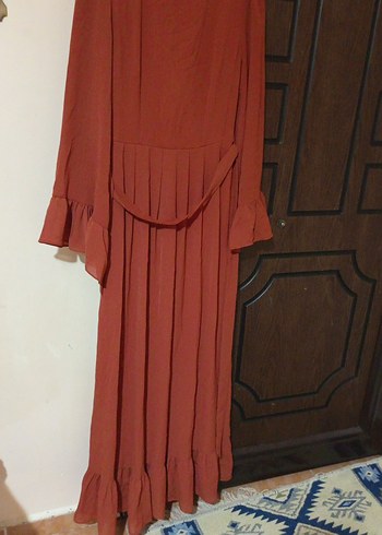 Kadın Uzun Pilili Bohem Elbise - Görsel 9