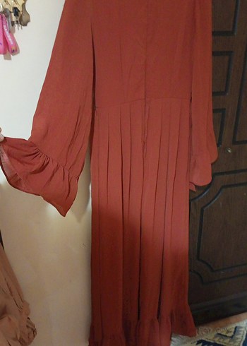 Kadın Uzun Pilili Bohem Elbise - Görsel 6