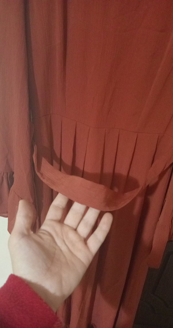 Kadın Uzun Pilili Bohem Elbise - Görsel 3