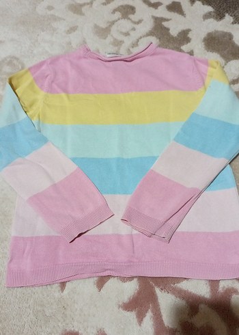 Kız Çocuk Renkli Uzun Kollu Payetli Tişört - Görsel 9