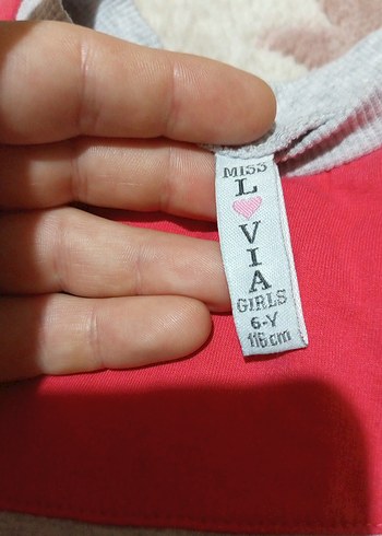 Kız Gri Baskılı Rahat Eşofman Takımı - Görsel 12