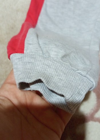 Kız Gri Baskılı Rahat Eşofman Takımı - Görsel 2