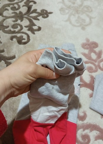 Kız Gri Baskılı Rahat Eşofman Takımı - Görsel 11