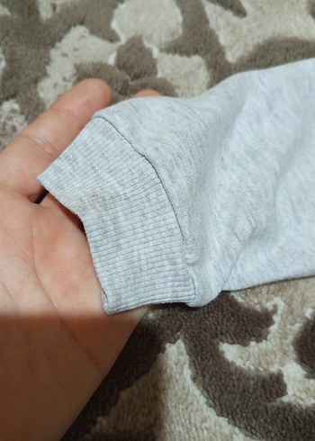 Kız Gri Baskılı Rahat Eşofman Takımı - Görsel 3