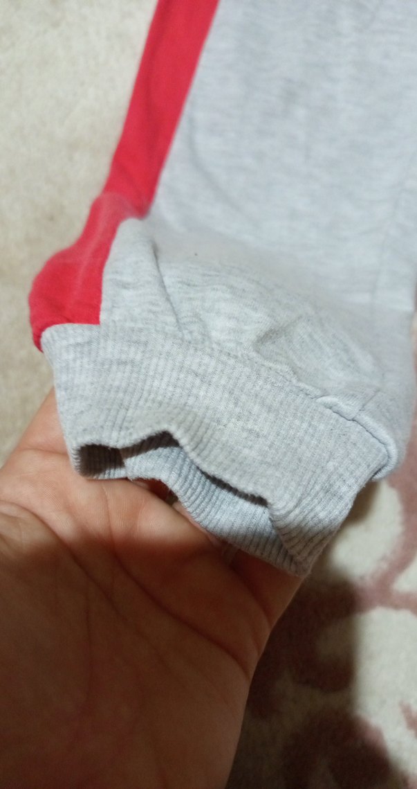 Kız Gri Baskılı Rahat Eşofman Takımı - Görsel 2