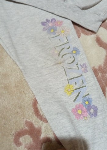 Gri frozen Baskılı  Kız Takımı - Görsel 3