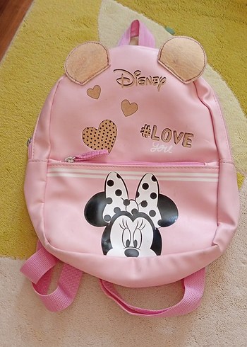 Pembe Disney Minnie Mouse Çocuk Sırt Çantası