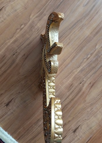 Parlak Altın Renkli   vav Muhammed süsü - Görsel 8