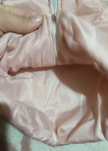 Kız Çocuk Pembe Kapüşonlu Yelek - Görsel 3