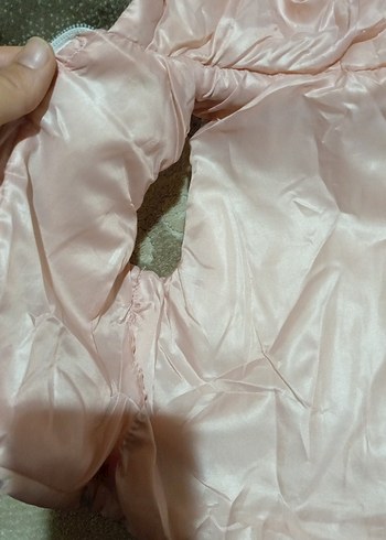 Kız Çocuk Pembe Kapüşonlu Yelek - Görsel 8