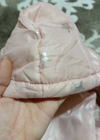 Kız Çocuk Pembe Kapüşonlu Yelek - Görsel 11