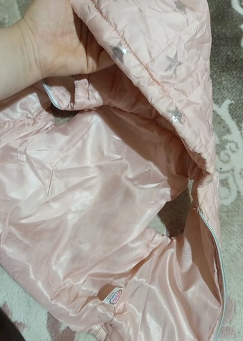 Kız Çocuk Pembe Kapüşonlu Yelek - Görsel 12