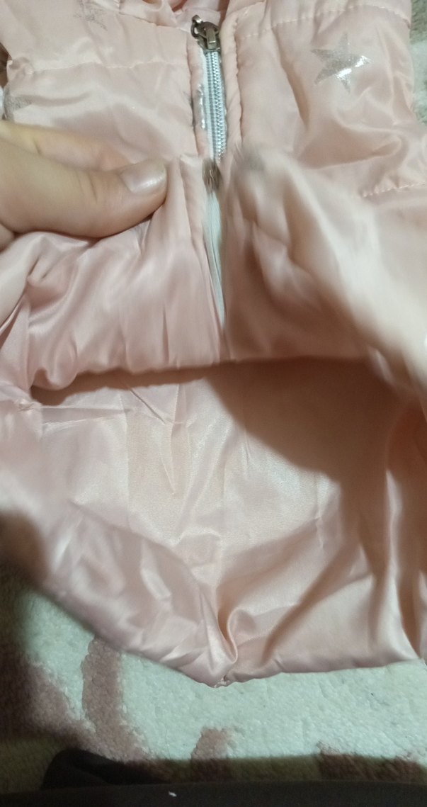 Kız Çocuk Pembe Kapüşonlu Yelek - Görsel 3