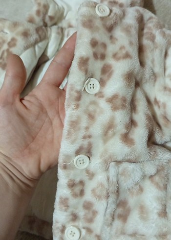 Kürklü Kapüşonlu Kız Çocuk Mont - Görsel 4