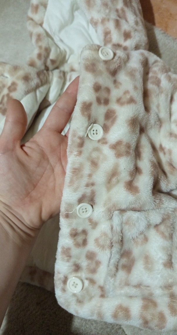 Kürklü Kapüşonlu Kız Çocuk Mont - Görsel 4