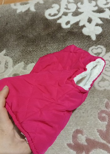 Kız Çocuk Pembe Kürklü Nakışlı Yelek - Görsel 11