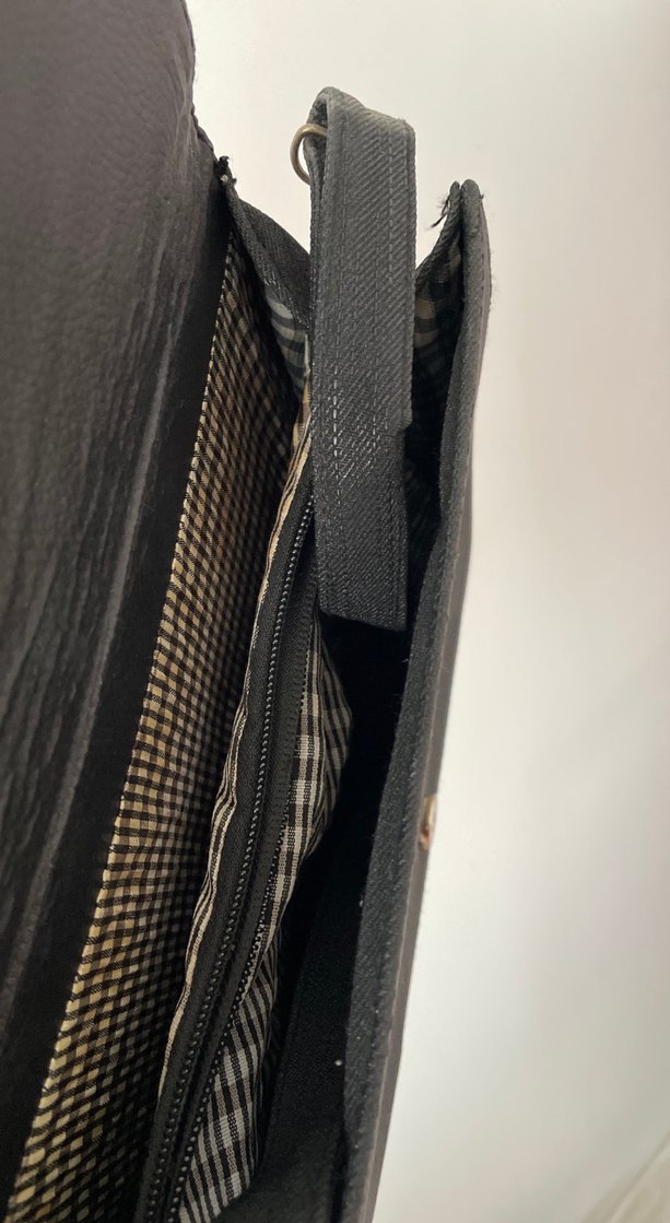 Siyah Süet Püsküllü Kadın Çanta - Görsel 2