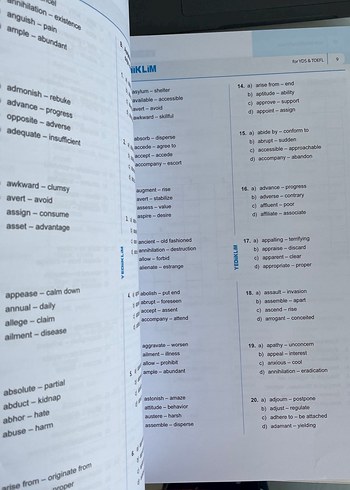 YDS & TOEFL Kelime Kaynağı Kitabı - Görsel 3