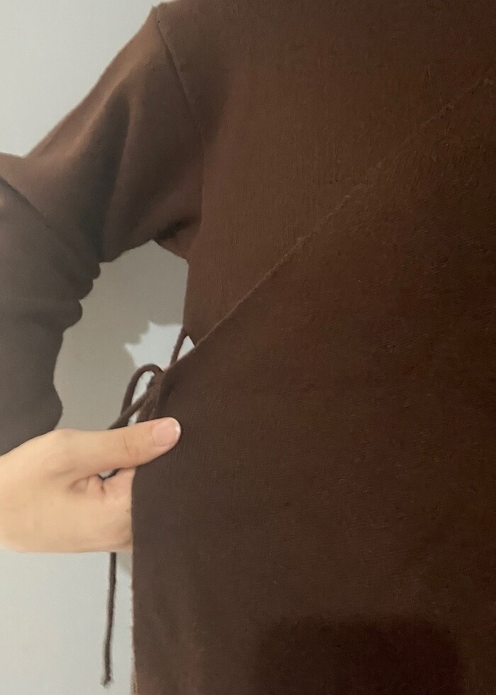 Kahverengi Triko Takım - Görsel 5