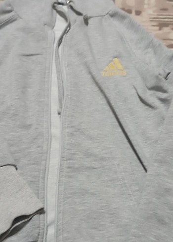 Gri Kapüşonlu   Sweatshirt - Görsel 5