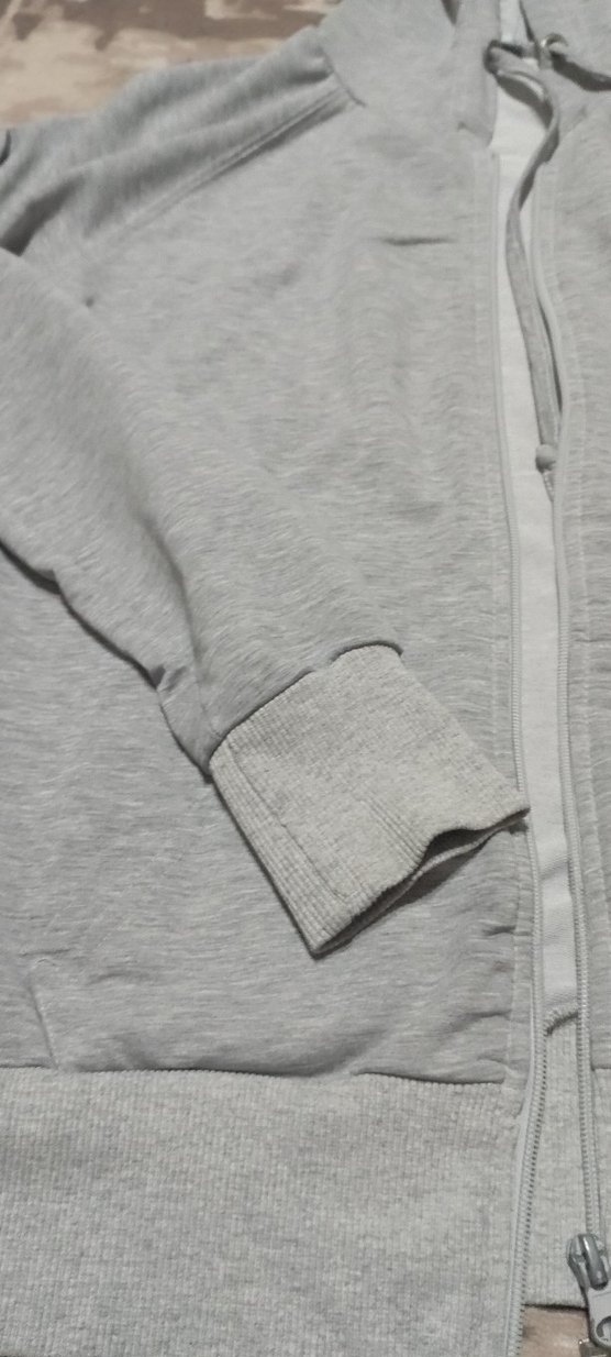 Gri Kapüşonlu   Sweatshirt - Görsel 2