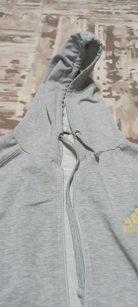 Gri Kapüşonlu   Sweatshirt - Görsel 3