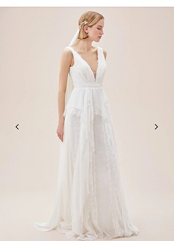 Bohem Gelinlik- Oleg Cassini Viola Chan  - Görsel 5