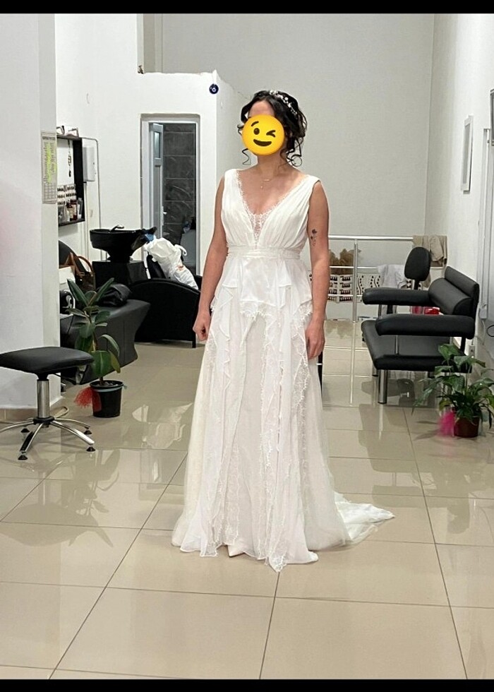 Bohem Gelinlik- Oleg Cassini Viola Chan  - Görsel 2