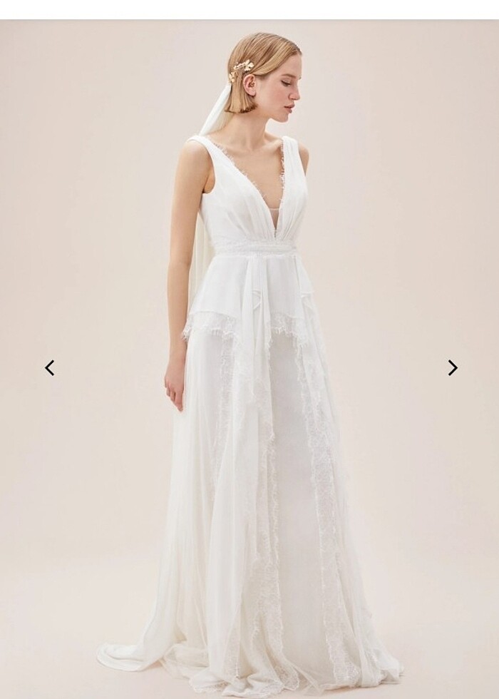 Bohem Gelinlik- Oleg Cassini Viola Chan  - Görsel 5