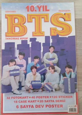 BTS 10. Yıl Kpop Dergisi
