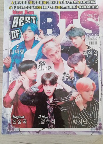 BTS Dergisi - Poster, Sticker, Kart ve Daha Fazlası