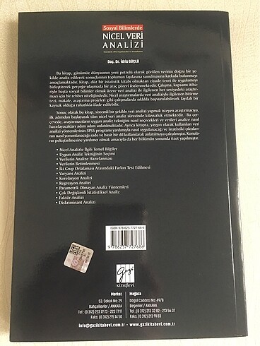  Sosyal Bilimlerde Nicel Veri Analizi