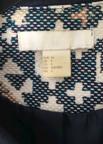 H&M Bohem Desenli Uzun Kollu Ceket
