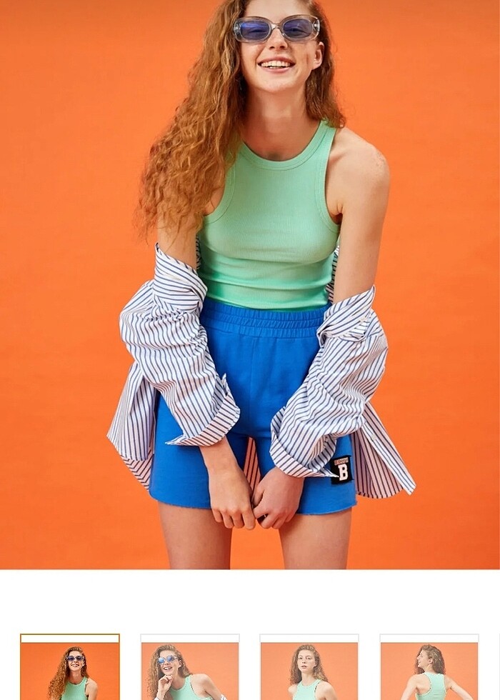 Halter yaka tişört - Görsel 2