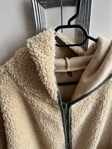 xl Beden Kapüşonlu peluş hırka