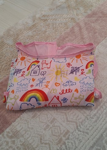 Pastel Renkli Bağcıklı faaliyet Önlüğü - Görsel 3