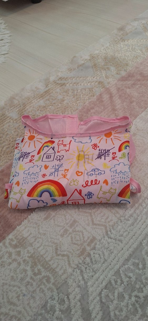 Pastel Renkli Bağcıklı faaliyet Önlüğü - Görsel 3