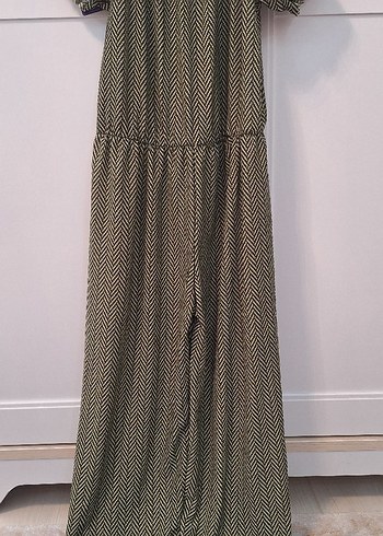 kiz cocuk n Bohem Gri Uzun Pilili Tulum - Görsel 2