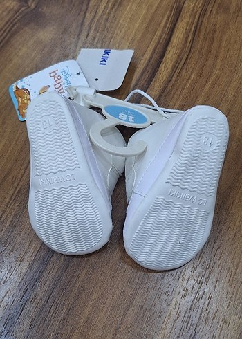 Beyaz Bambi İlk Adım Ayakkabısı Velcro - Görsel 2