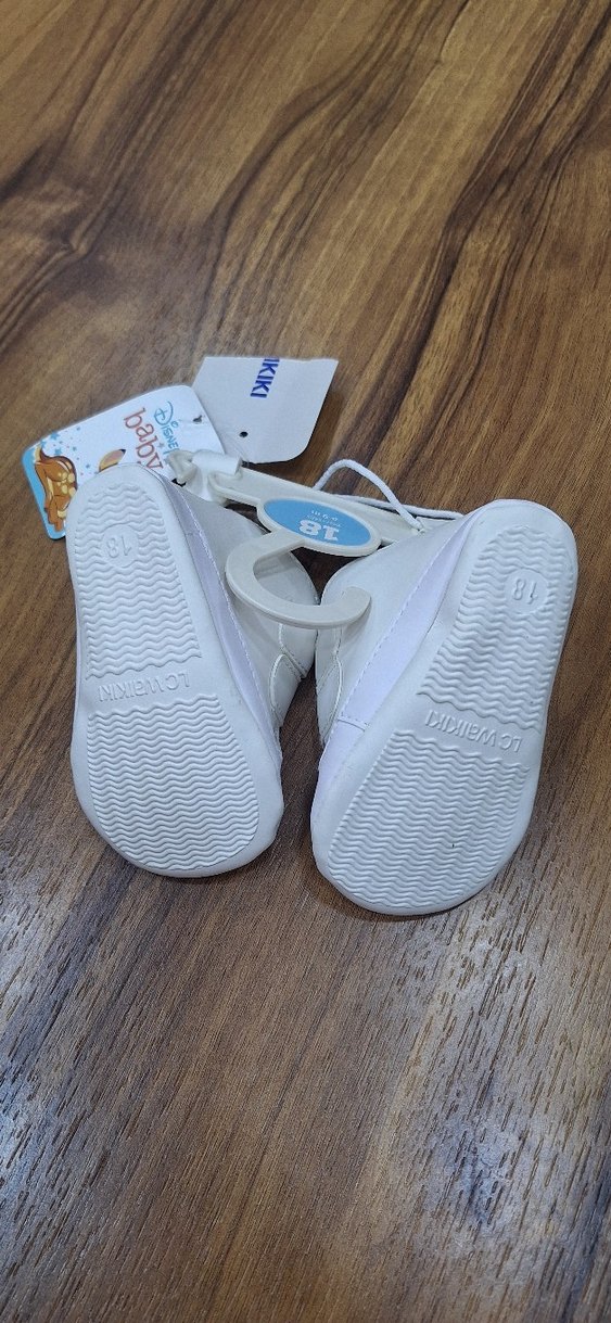 Beyaz Bambi İlk Adım Ayakkabısı Velcro - Görsel 2