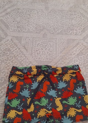 Kısa Kollu Dinozor Baskılı Erkek Mayo Takımı - Görsel 3