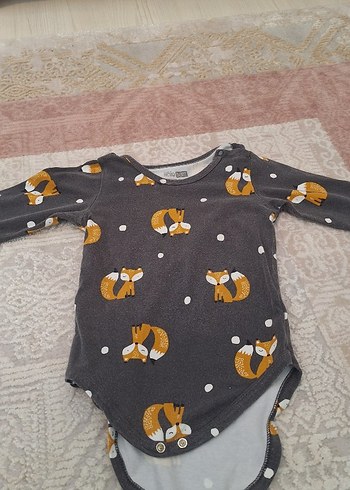 karisik renkte  Uzun Kollu Bebek Body - Görsel 3