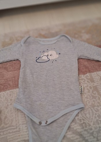 Miruworld Siyah Erkek Bebek Uzun Kollu Body - Görsel 3