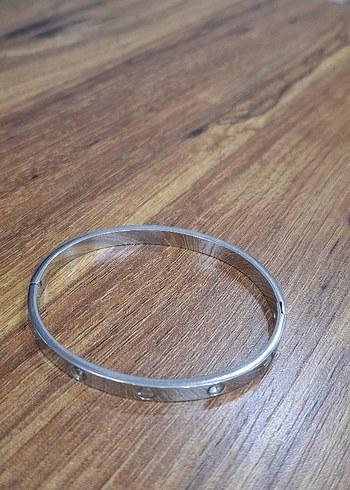 Minimalist Çelik klasik Tokalı Bileklik - Görsel 2