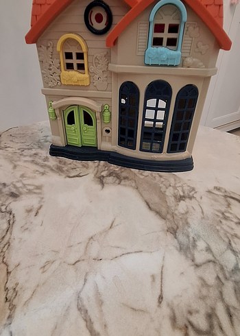 Renkli Oyuncak Ev ve Mobilya Seti - Görsel 3